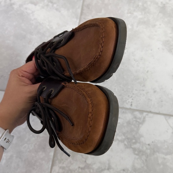 Sperry Top-Sider Leeward 2 Eye Boat Shoe Brown Buck 0777896 US Men's 10 - Picture 6 of 8
